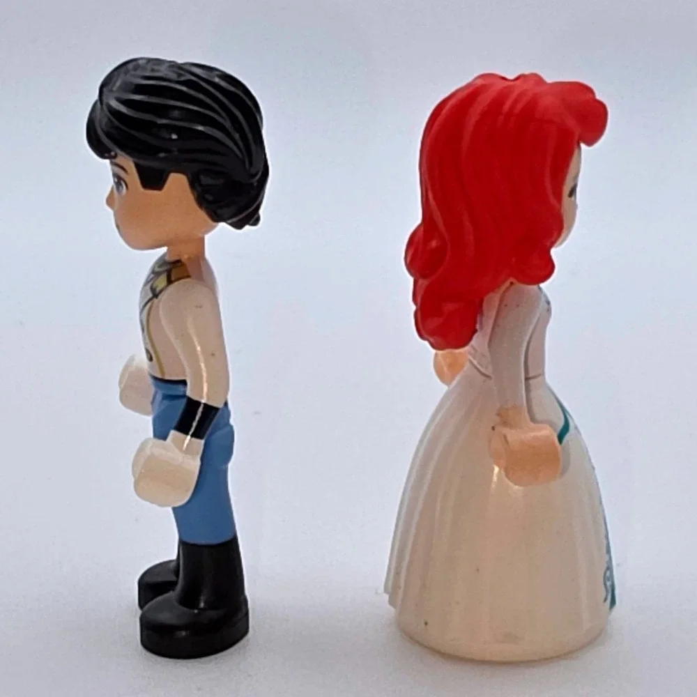 LEGO Mini Doll Figures Ariel & Prince Eric Multi Figs Good Condition Pre-owned